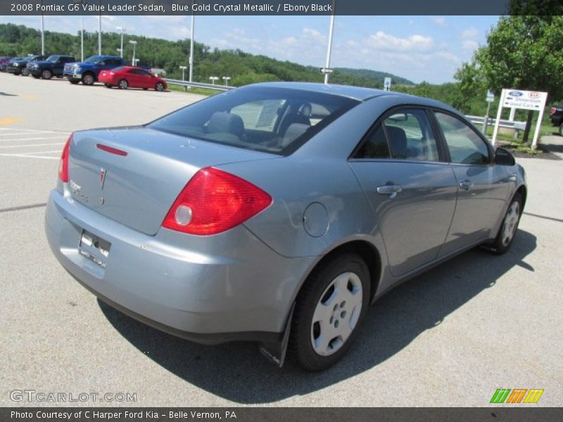 Blue Gold Crystal Metallic / Ebony Black 2008 Pontiac G6 Value Leader Sedan