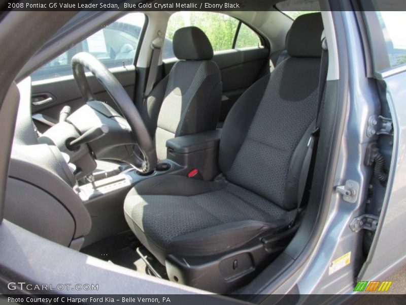 Blue Gold Crystal Metallic / Ebony Black 2008 Pontiac G6 Value Leader Sedan