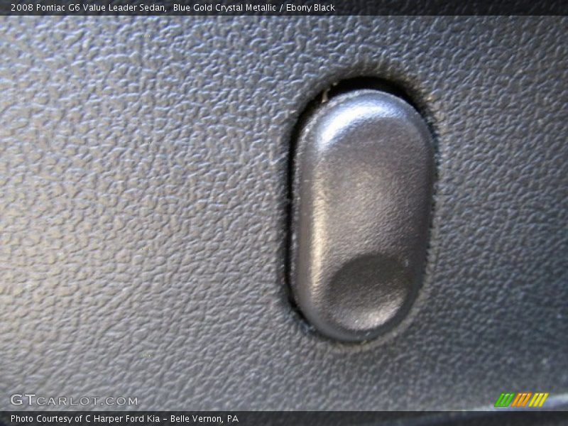 Blue Gold Crystal Metallic / Ebony Black 2008 Pontiac G6 Value Leader Sedan