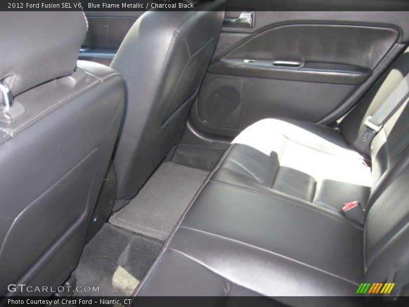 Blue Flame Metallic / Charcoal Black 2012 Ford Fusion SEL V6