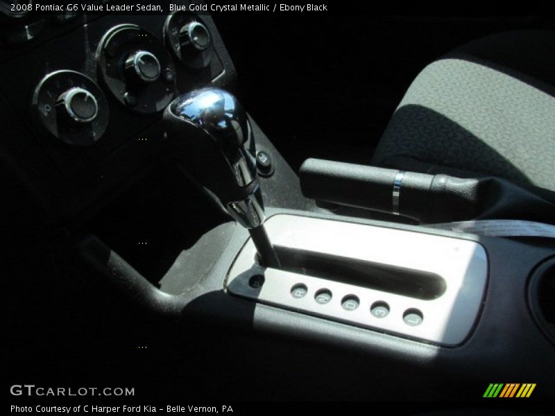 Blue Gold Crystal Metallic / Ebony Black 2008 Pontiac G6 Value Leader Sedan