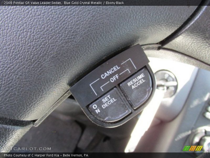 Blue Gold Crystal Metallic / Ebony Black 2008 Pontiac G6 Value Leader Sedan