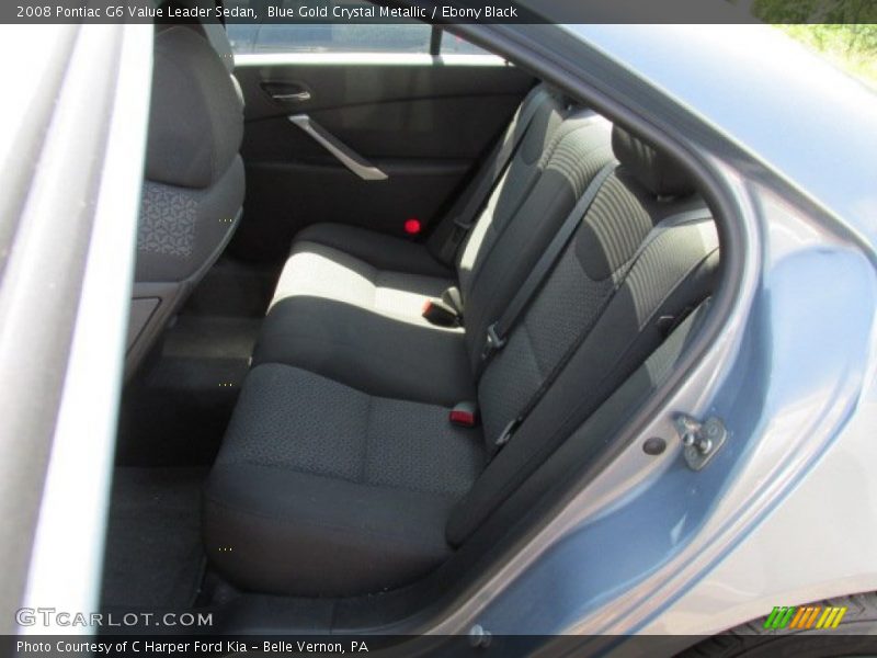 Blue Gold Crystal Metallic / Ebony Black 2008 Pontiac G6 Value Leader Sedan