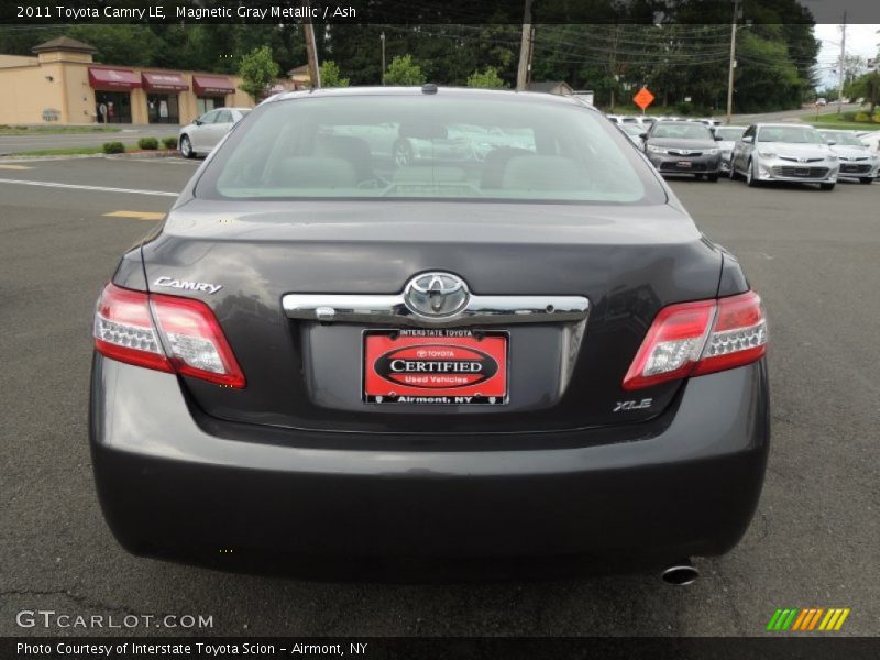 Magnetic Gray Metallic / Ash 2011 Toyota Camry LE
