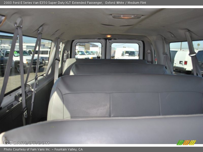 Oxford White / Medium Flint 2003 Ford E Series Van E350 Super Duty XLT Extended Passenger
