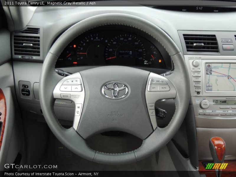 Magnetic Gray Metallic / Ash 2011 Toyota Camry LE