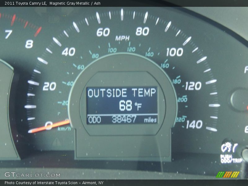 Magnetic Gray Metallic / Ash 2011 Toyota Camry LE