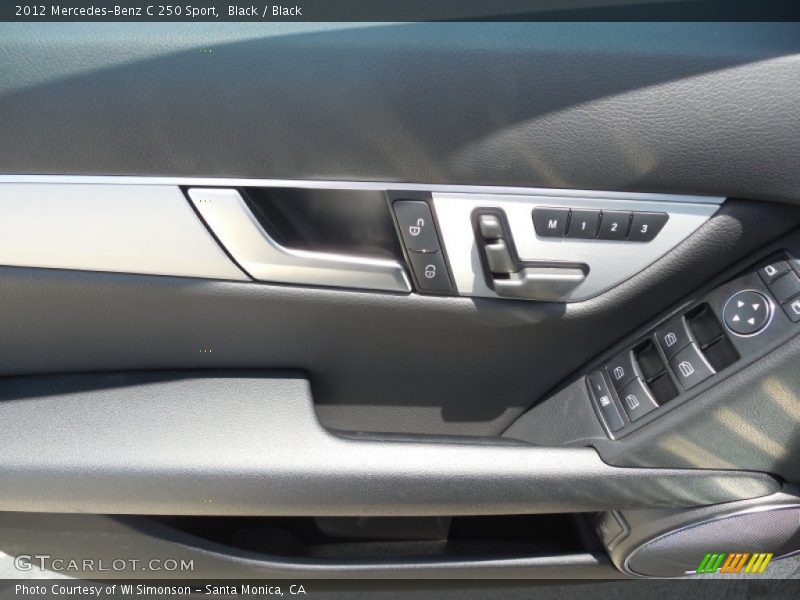 Black / Black 2012 Mercedes-Benz C 250 Sport
