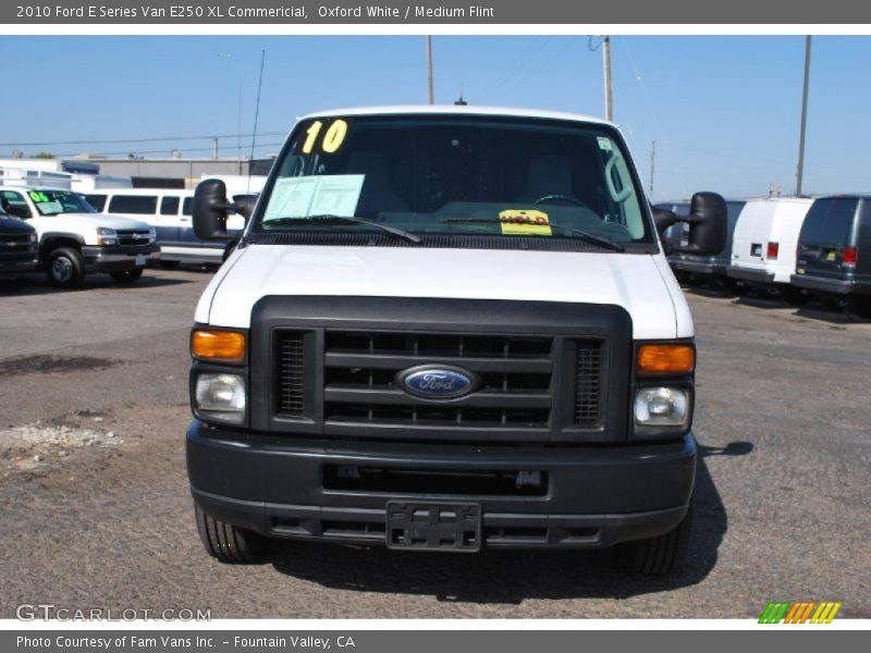 Oxford White / Medium Flint 2010 Ford E Series Van E250 XL Commericial