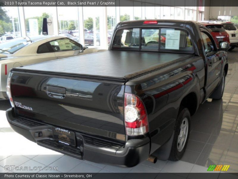 Black Sand Pearl / Graphite 2010 Toyota Tacoma Regular Cab