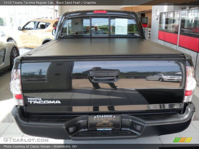 Black Sand Pearl / Graphite 2010 Toyota Tacoma Regular Cab