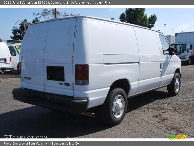Oxford White / Medium Flint 2010 Ford E Series Van E250 XL Commericial