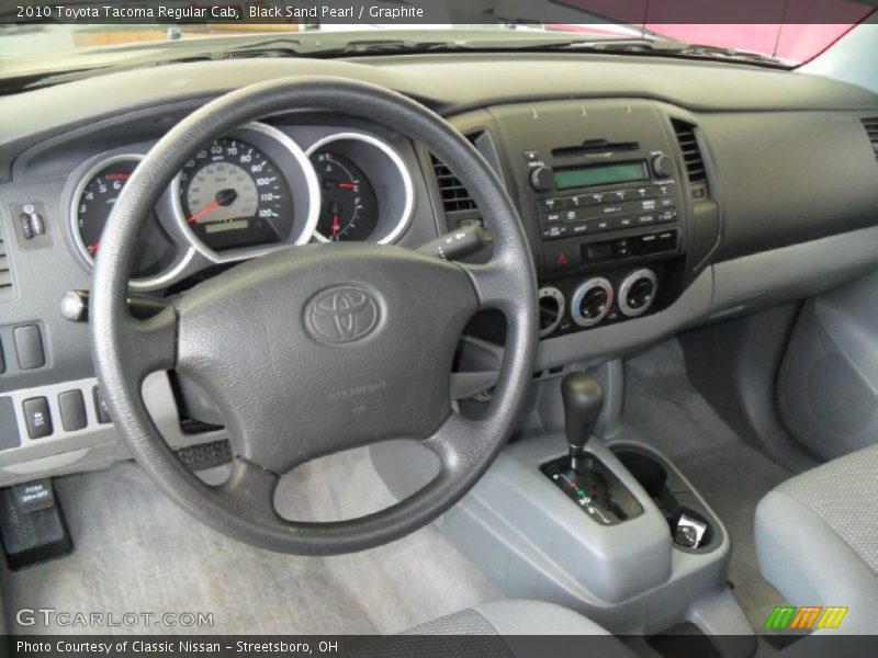 Black Sand Pearl / Graphite 2010 Toyota Tacoma Regular Cab