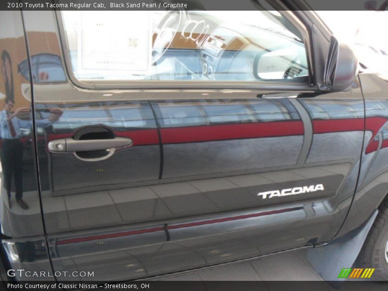 Black Sand Pearl / Graphite 2010 Toyota Tacoma Regular Cab