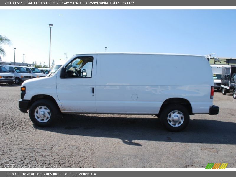 Oxford White / Medium Flint 2010 Ford E Series Van E250 XL Commericial