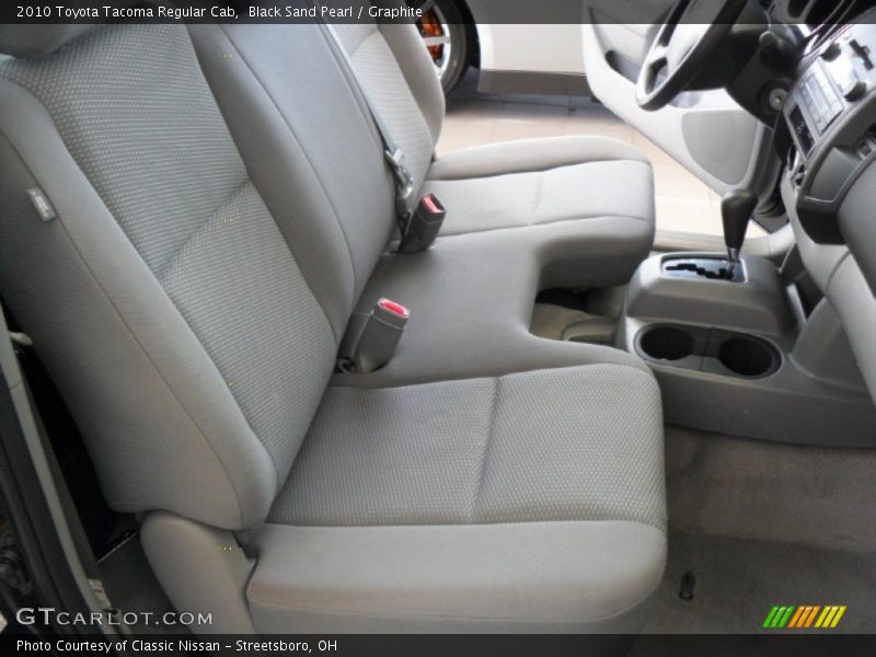 Black Sand Pearl / Graphite 2010 Toyota Tacoma Regular Cab