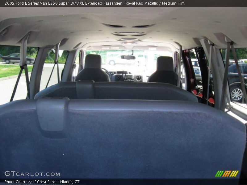Royal Red Metallic / Medium Flint 2009 Ford E Series Van E350 Super Duty XL Extended Passenger