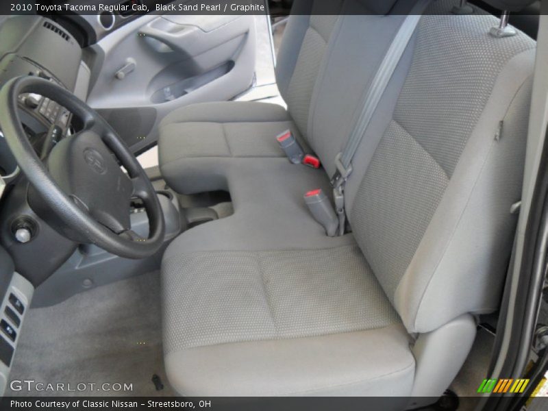 Black Sand Pearl / Graphite 2010 Toyota Tacoma Regular Cab