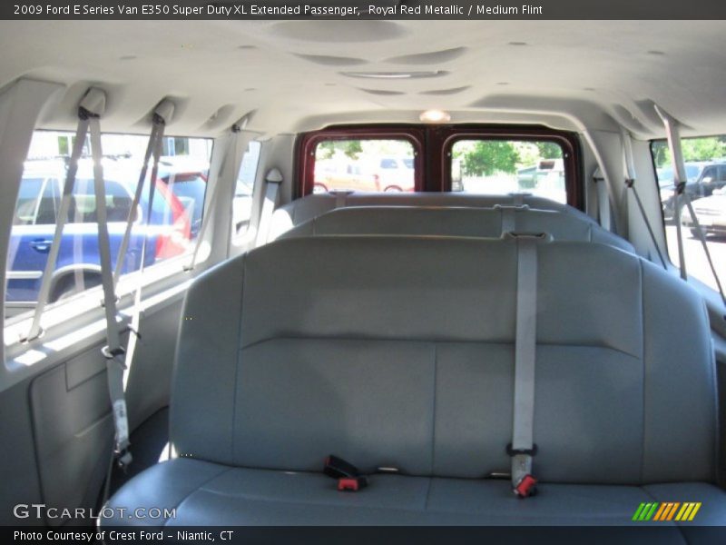 Royal Red Metallic / Medium Flint 2009 Ford E Series Van E350 Super Duty XL Extended Passenger