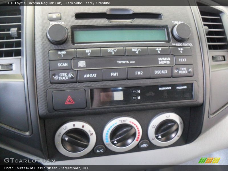 Black Sand Pearl / Graphite 2010 Toyota Tacoma Regular Cab