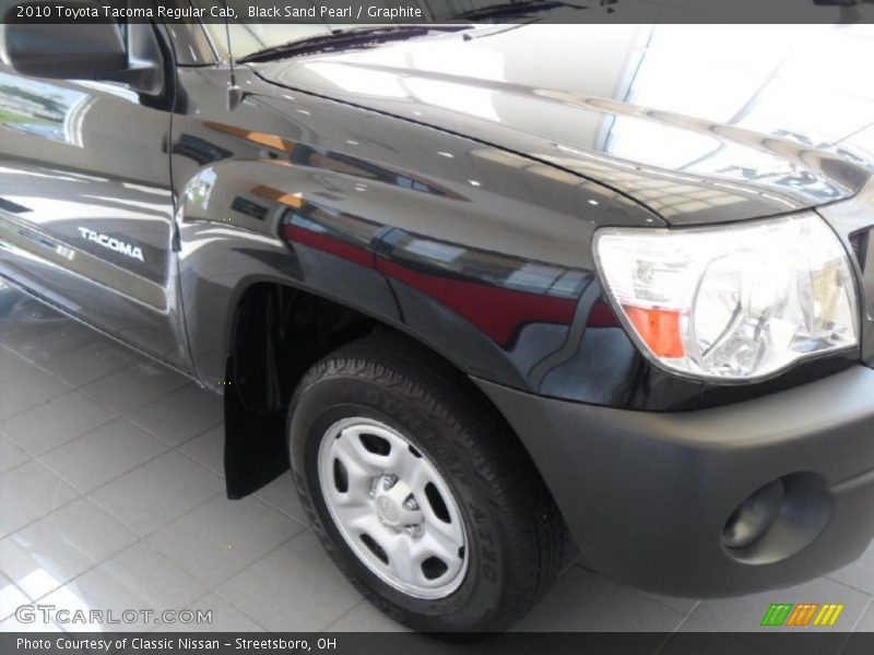 Black Sand Pearl / Graphite 2010 Toyota Tacoma Regular Cab