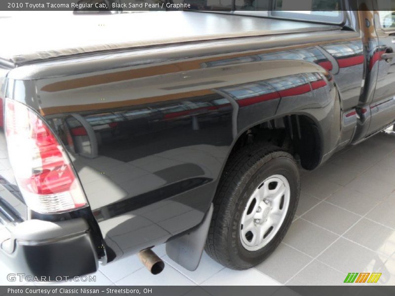 Black Sand Pearl / Graphite 2010 Toyota Tacoma Regular Cab