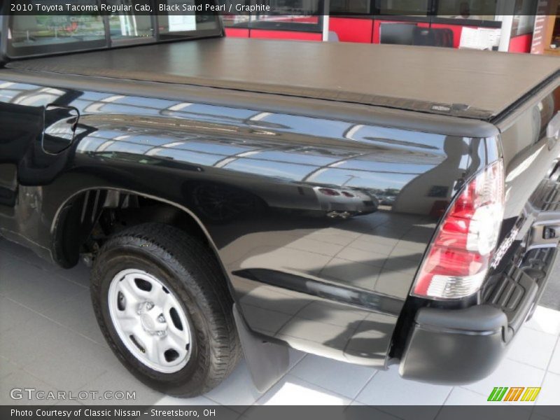 Black Sand Pearl / Graphite 2010 Toyota Tacoma Regular Cab