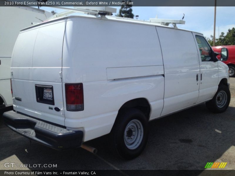 Oxford White / Medium Flint 2010 Ford E Series Van E250 XL Commericial