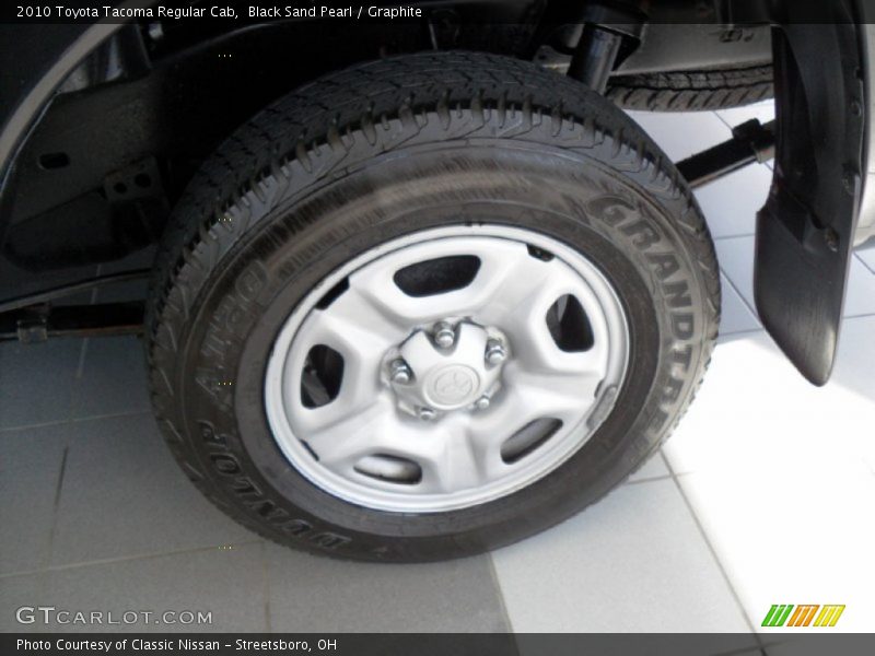 Black Sand Pearl / Graphite 2010 Toyota Tacoma Regular Cab