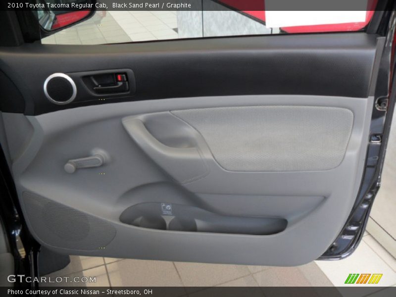 Black Sand Pearl / Graphite 2010 Toyota Tacoma Regular Cab