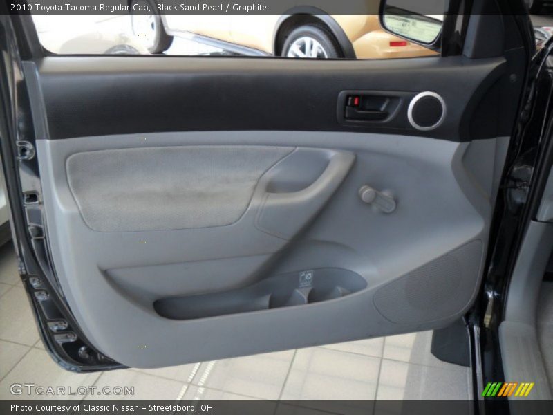 Black Sand Pearl / Graphite 2010 Toyota Tacoma Regular Cab