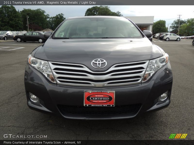 Magnetic Gray Metallic / Light Gray 2011 Toyota Venza V6 AWD
