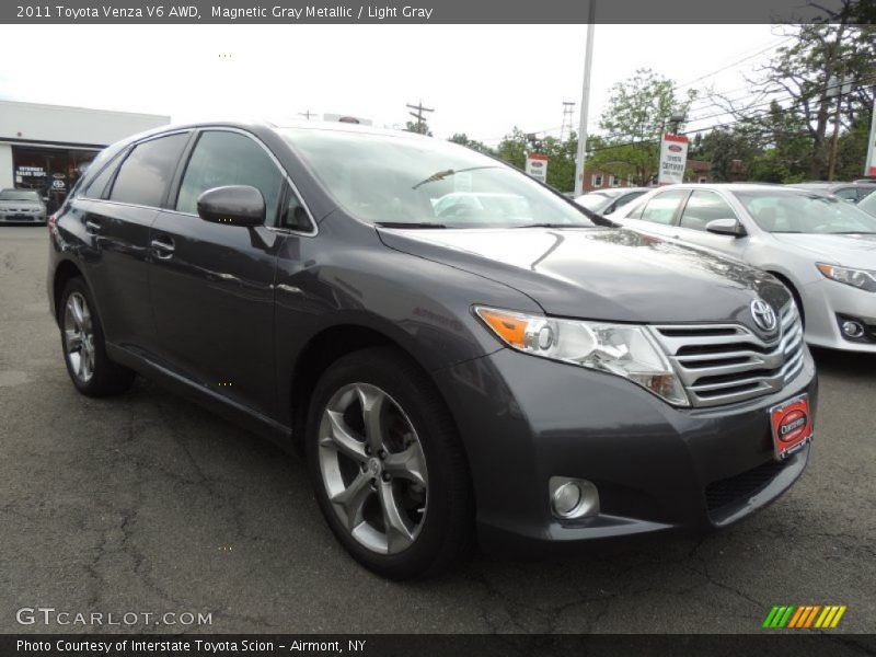 Magnetic Gray Metallic / Light Gray 2011 Toyota Venza V6 AWD