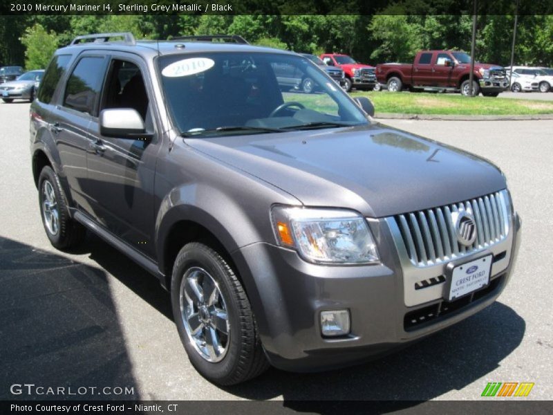 Sterling Grey Metallic / Black 2010 Mercury Mariner I4