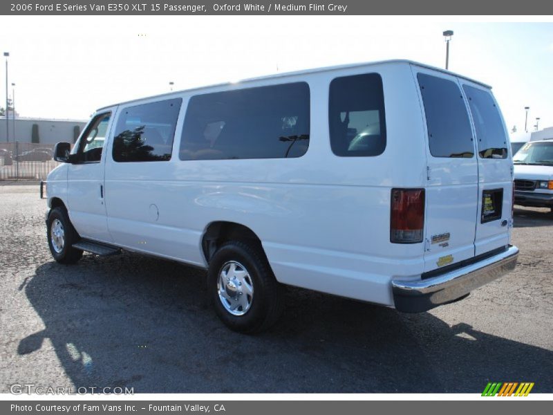 Oxford White / Medium Flint Grey 2006 Ford E Series Van E350 XLT 15 Passenger