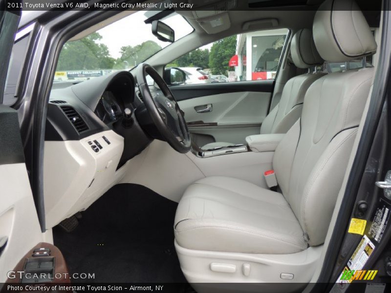 Magnetic Gray Metallic / Light Gray 2011 Toyota Venza V6 AWD