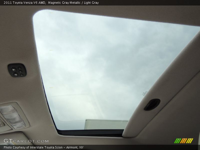 Magnetic Gray Metallic / Light Gray 2011 Toyota Venza V6 AWD