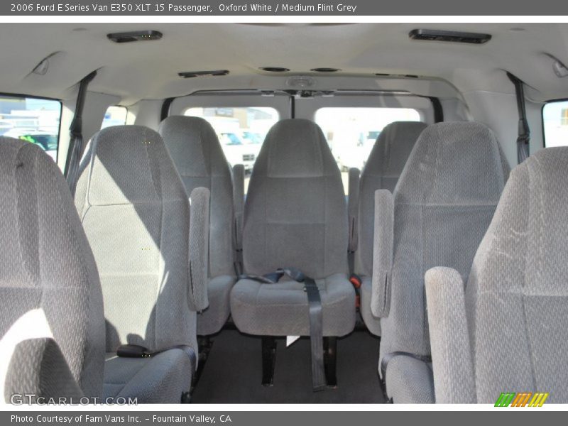 Oxford White / Medium Flint Grey 2006 Ford E Series Van E350 XLT 15 Passenger
