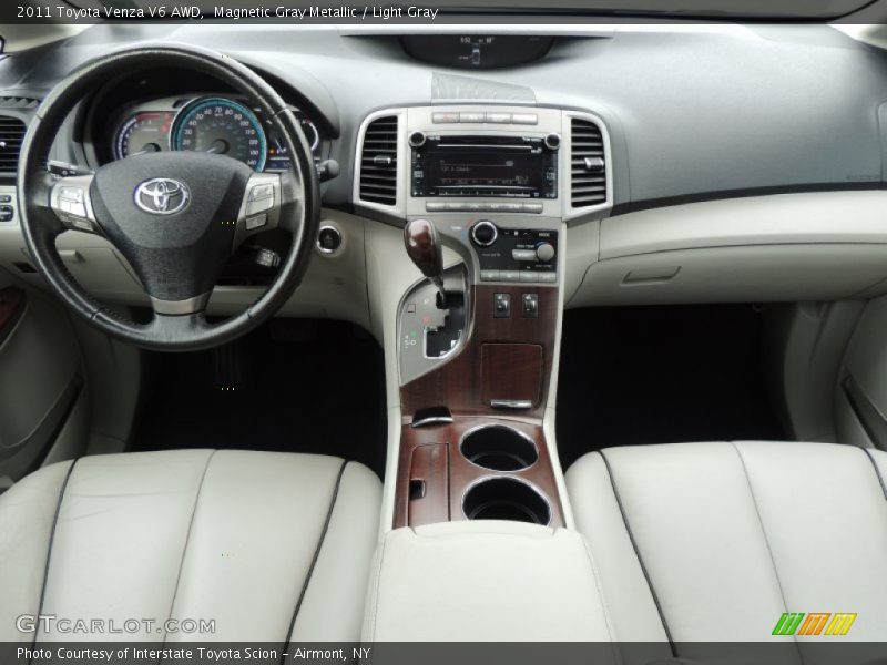 Magnetic Gray Metallic / Light Gray 2011 Toyota Venza V6 AWD