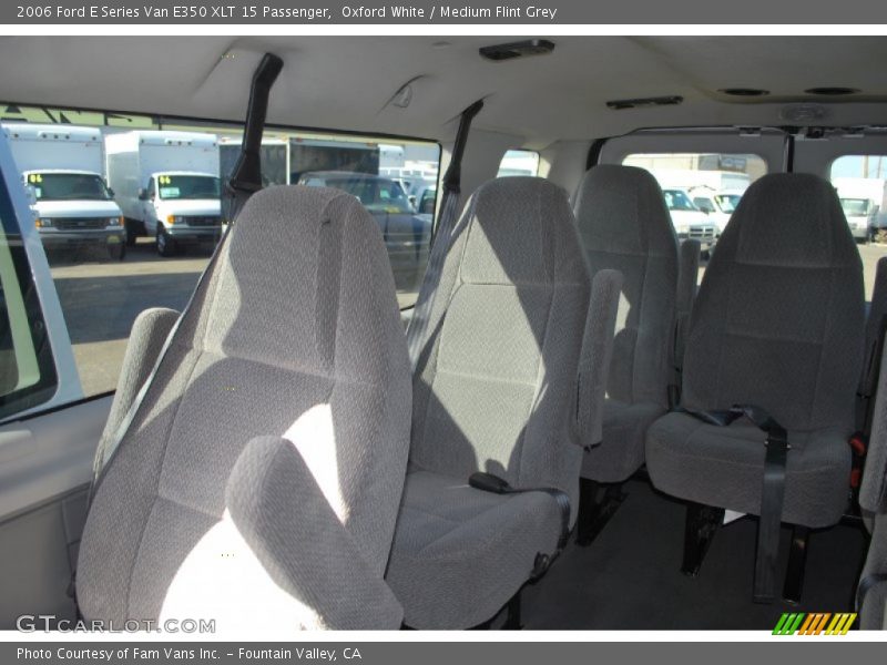 Oxford White / Medium Flint Grey 2006 Ford E Series Van E350 XLT 15 Passenger