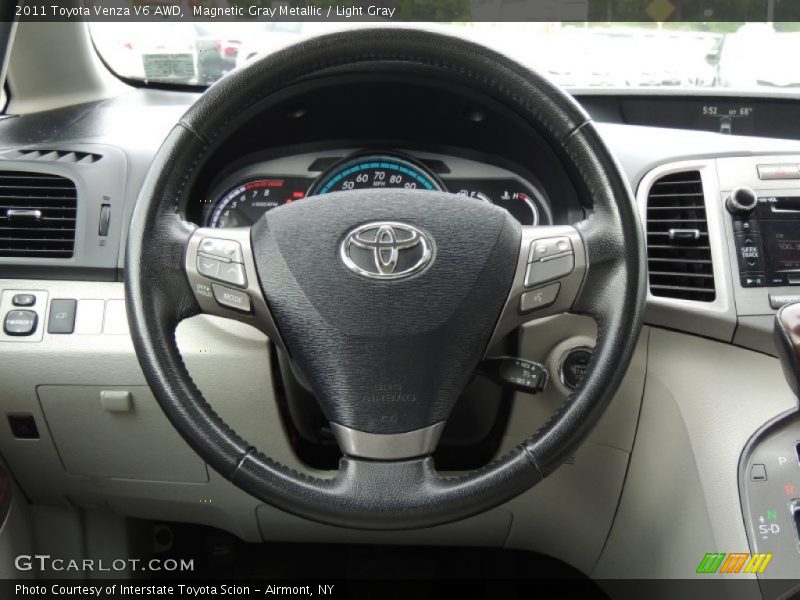 Magnetic Gray Metallic / Light Gray 2011 Toyota Venza V6 AWD