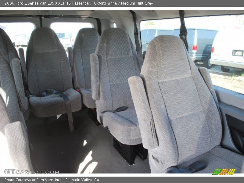 Oxford White / Medium Flint Grey 2006 Ford E Series Van E350 XLT 15 Passenger