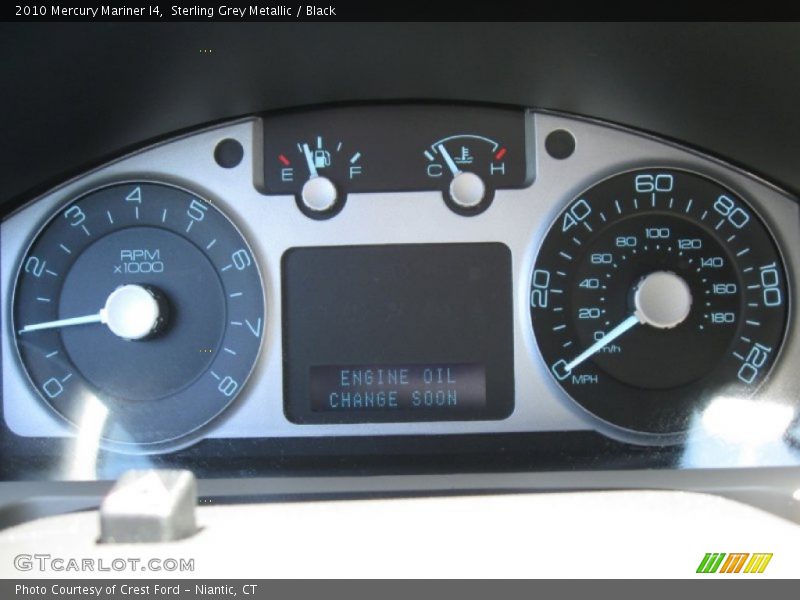 Sterling Grey Metallic / Black 2010 Mercury Mariner I4