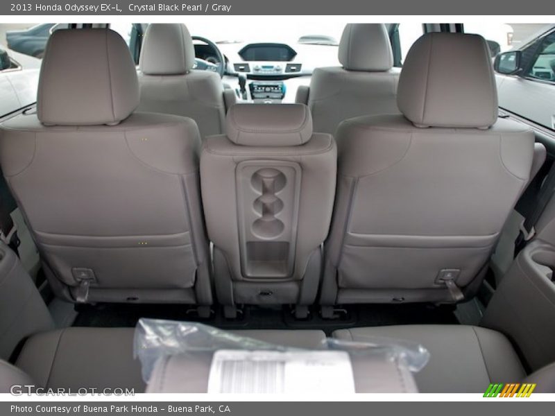 Crystal Black Pearl / Gray 2013 Honda Odyssey EX-L