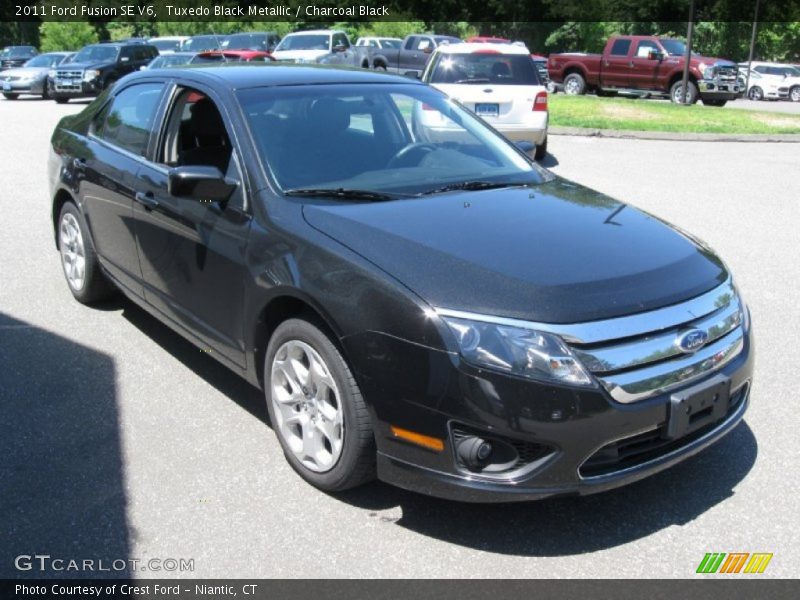 Tuxedo Black Metallic / Charcoal Black 2011 Ford Fusion SE V6