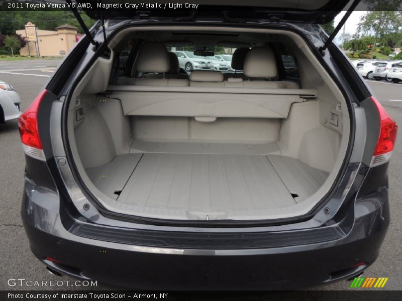 Magnetic Gray Metallic / Light Gray 2011 Toyota Venza V6 AWD