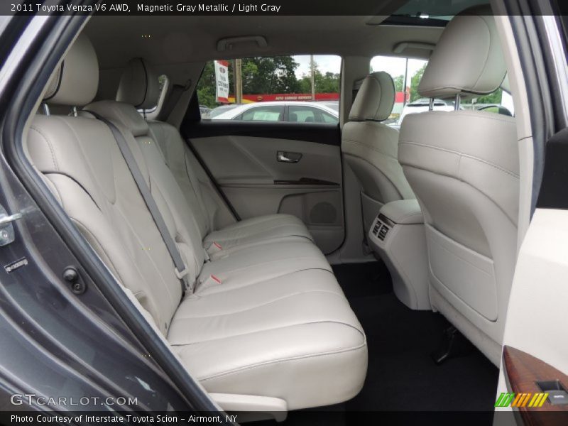 Magnetic Gray Metallic / Light Gray 2011 Toyota Venza V6 AWD