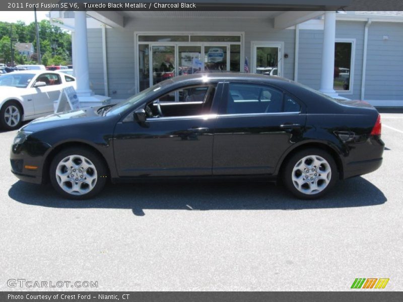 Tuxedo Black Metallic / Charcoal Black 2011 Ford Fusion SE V6