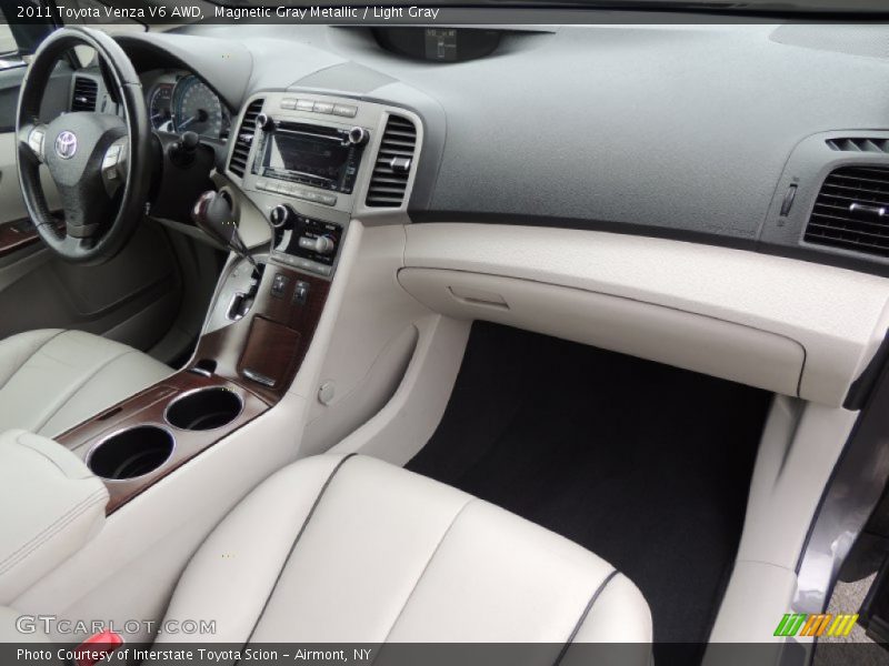 Magnetic Gray Metallic / Light Gray 2011 Toyota Venza V6 AWD