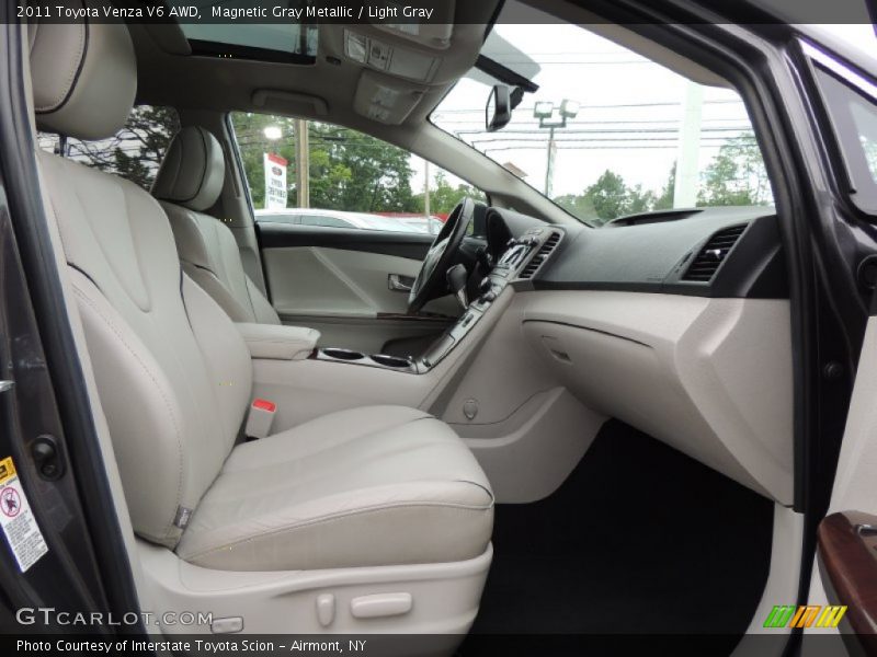 Magnetic Gray Metallic / Light Gray 2011 Toyota Venza V6 AWD